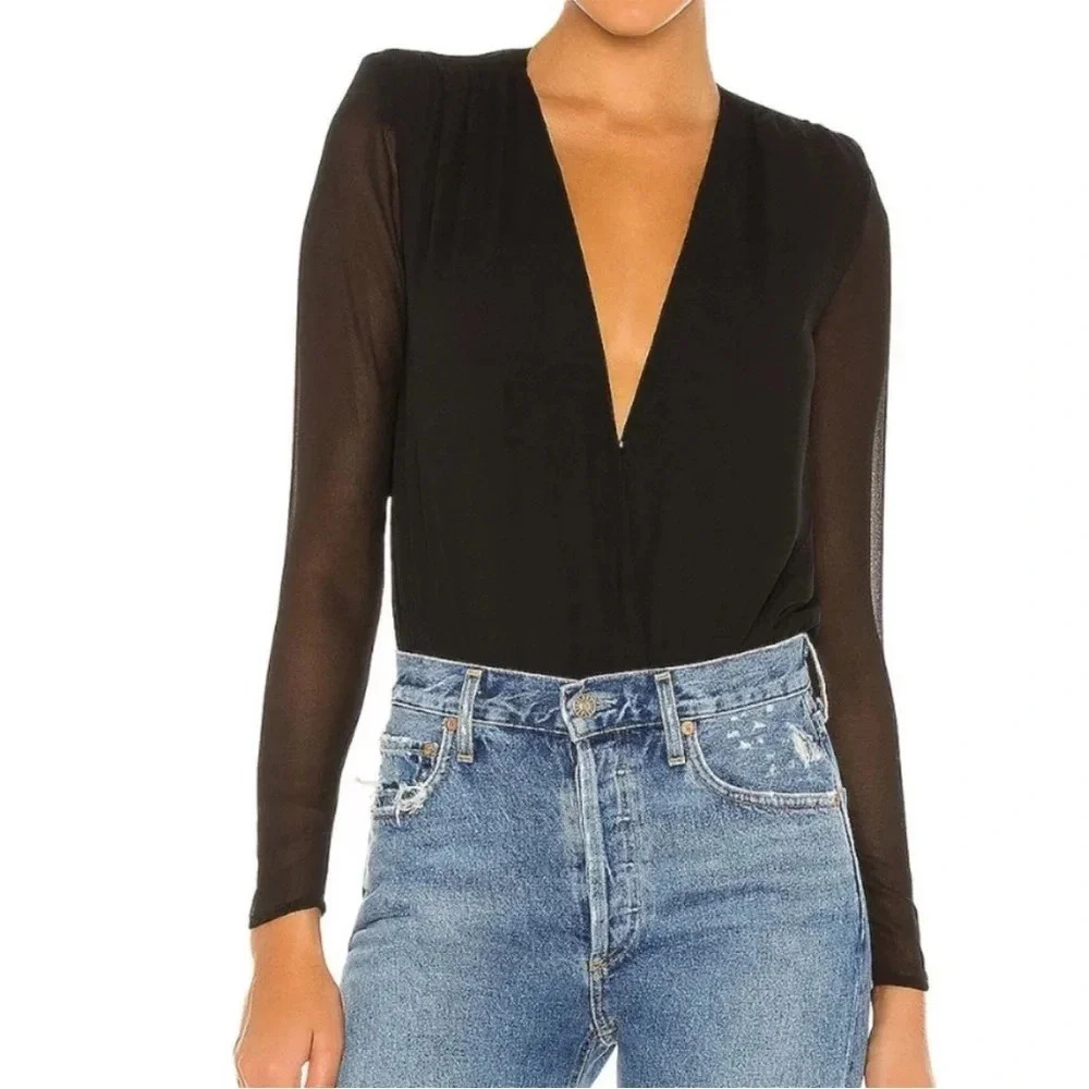 Revolve NBD black Sloan bodysuit